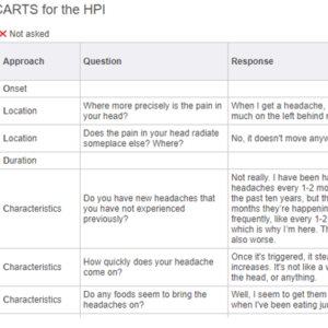 NURS 6512 iHuman Case Study (26 y/o with 10-year history of headaches)